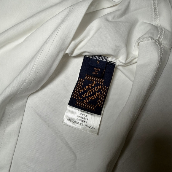Louis Vuitton White Dragon Graphic Men's T-Shirt - Picture 3 of 5